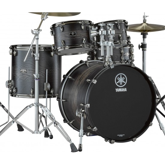 LHOROCK-UCS - Kit Live Custom Hybrid Oak ROCK 22 10 12 16 + support TH945B - Uzu Charcoal Sunburst