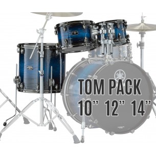 LHP4F3-UIS - Pack toms Live Custom Hybrid Oak 10 12 14 + support tom TH945B - Ice Sunburst