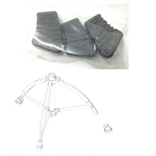 RFW130P3 - Lot de 3 caoutchouc pour siège Tama HT130