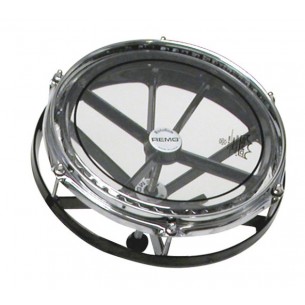 ER-0012-06 - 12" Black Rototom W/Pinstripe