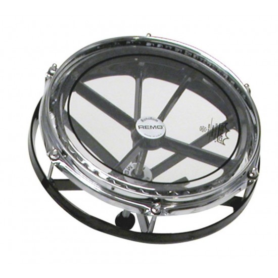 ER-0012-06 - 12" Black Rototom W/Pinstripe