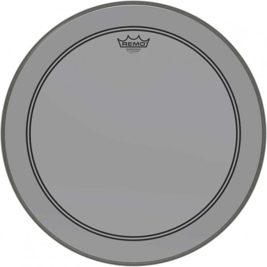 P3-1320-CT-SM - Peau Powerstroke 3 Colortone pour Grosse caisse, smoke, 20"