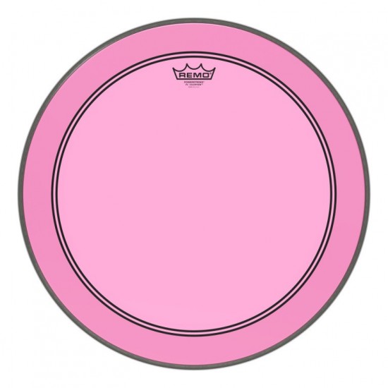 P3-1320-CT-PK - Peau Powerstroke 3 Colortone pour Grosse caisse, rose, 20"