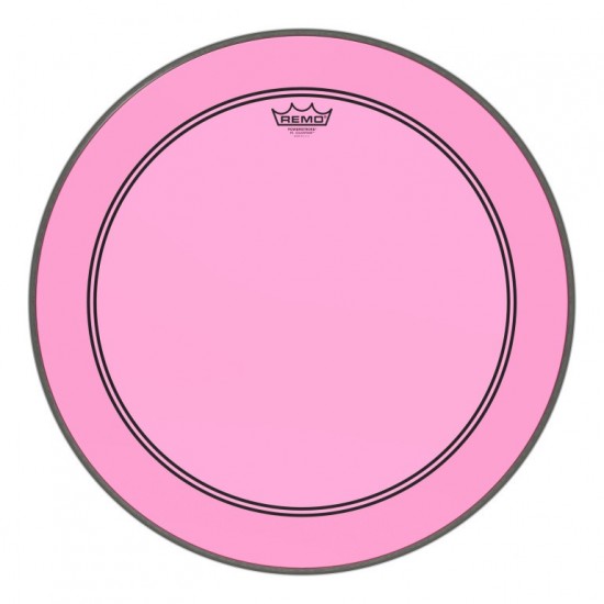 P3-1322-CT-PK - Peau Powerstroke 3 Colortone pour Grosse caisse, rose, 22"
