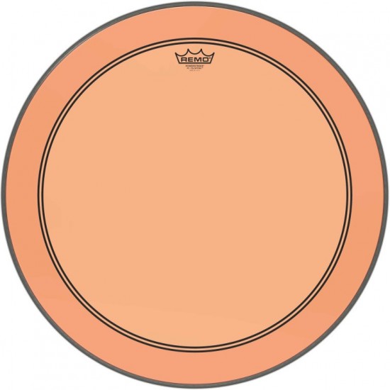 P3-1324-CT-OG - Peau Powerstroke 3 Colortone pour Grosse caisse, orange, 24"