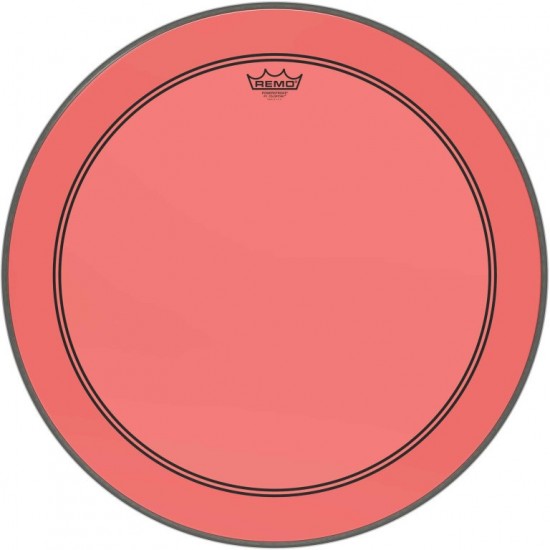 P3-1324-CT-RD - Peau Powerstroke 3 Colortone pour Grosse caisse, rouge, 24"
