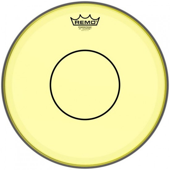 P7-0314-CT-YE - Peau Powerstroke 77 Colortone pour caisse claire, jaune, 14"