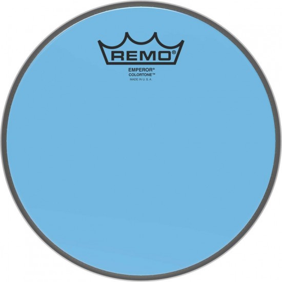 BE-0308-CT-BU - Peau Emperor Colortone, bleu, 8"