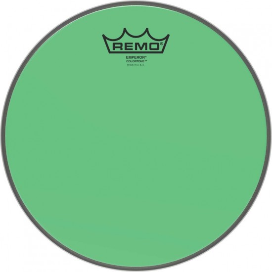 BE-0310-CT-GN - Peau Emperor Colortone, vert, 10"