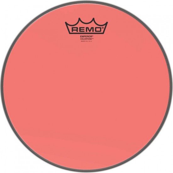 BE-0310-CT-RD - Peau Emperor Colortone, rouge, 10"
