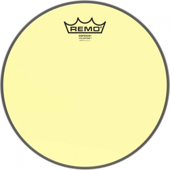 BE-0310-CT-YE - Peau Emperor Colortone, jaune, 10"