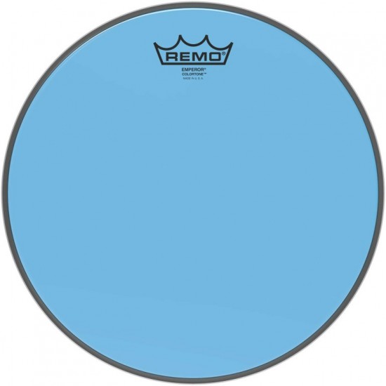 BE-0312-CT-BU - Peau Emperor Colortone, bleu, 12"