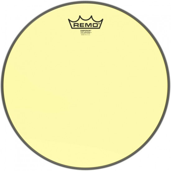 BE-0312-CT-YE - Peau Emperor Colortone, jaune, 12"