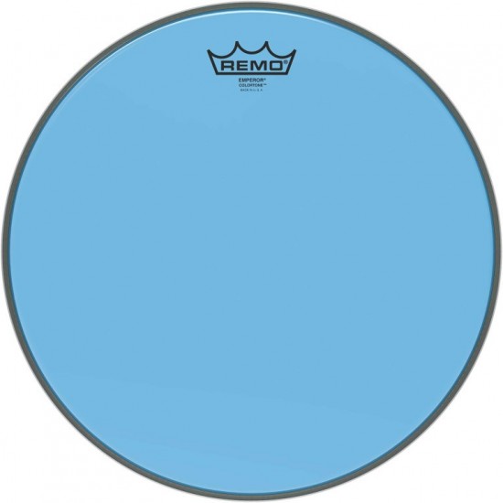 BE-0314-CT-BU - Peau Emperor Colortone, bleu, 14"