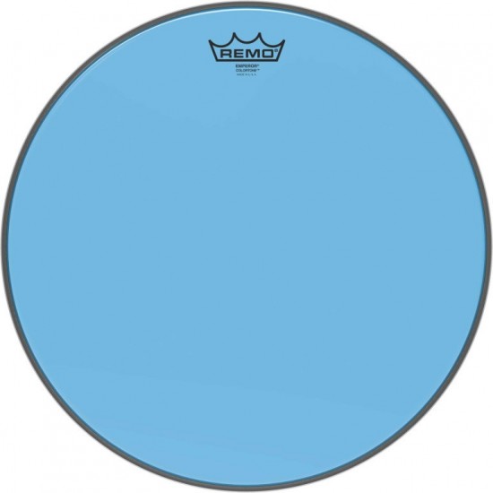 BE-0316-CT-BU - Peau Emperor Colortone, bleu, 16"