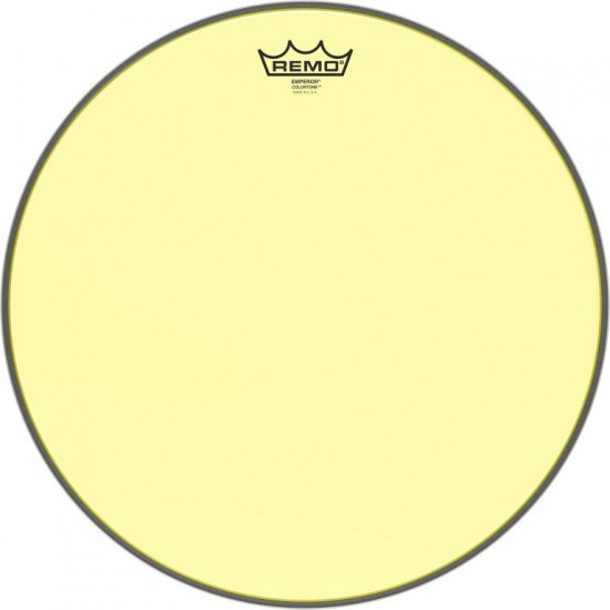 BE-0316-CT-YE - Peau Emperor Colortone, jaune, 16"