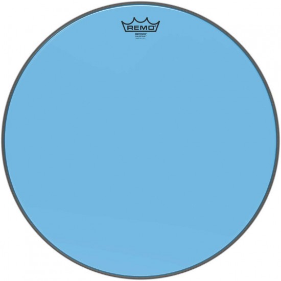 BE-0318-CT-BU - Peau Emperor Colortone, bleu, 18"
