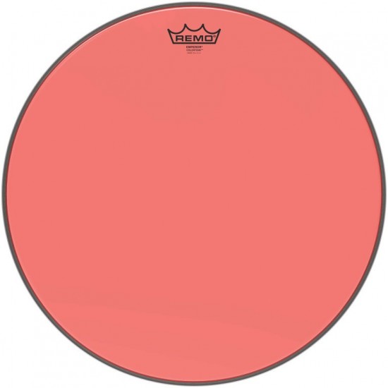 BE-0318-CT-RD - Peau Emperor Colortone, rouge, 18"