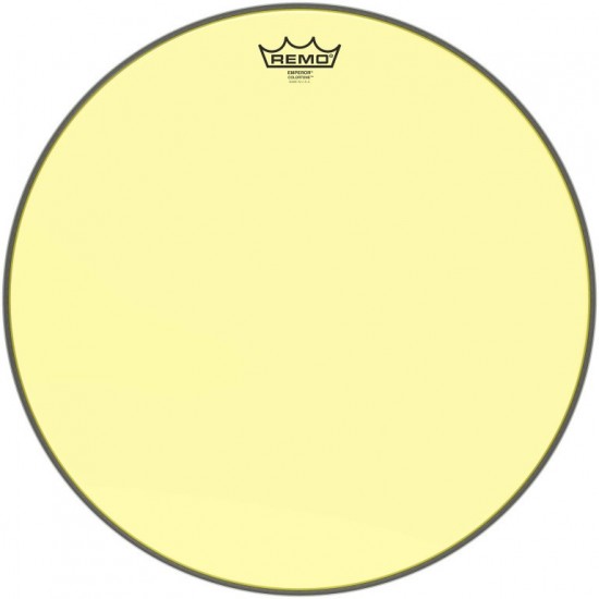BE-0318-CT-YE - Peau Emperor Colortone, jaune, 18"