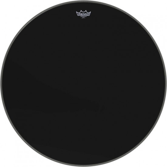 ES-1028-00 - Peau Ebony Ambassador 28" pour Grosse caisse