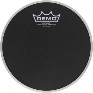 ES-0808-MP - Peau 8" Emperor Ebony Suede Crimplock pour tom de parade