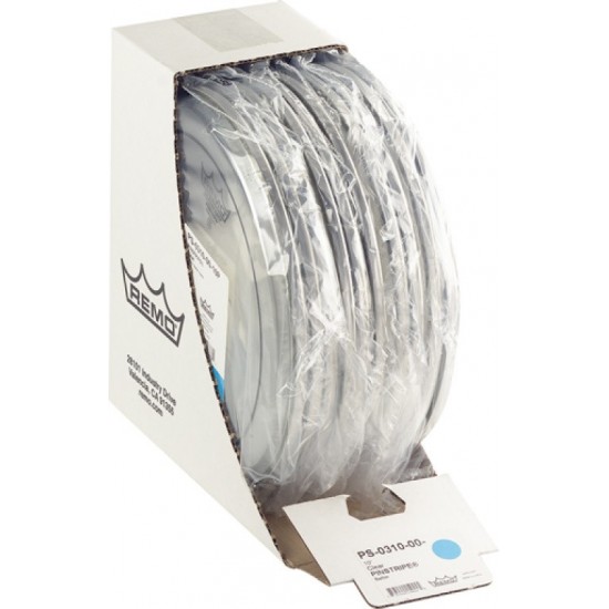 PS-0313-00-10P - Peau Pinstripe transparente 13" pour Tom/ Caisse claire