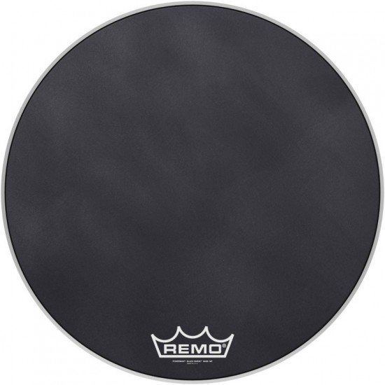 PM-1826-MP - Peau Powermax Black Suede 26" pour Grosse caisse de parade