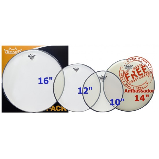 PP-2320-BA - Pro pack (10", 12", 16" Ambassador + Ambassador 14" gratuite)
