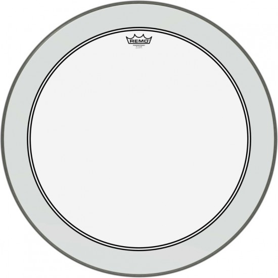 P3-1326-C2 - Peau Powerstroke 3 transparente de 26" pour Grosse caisse