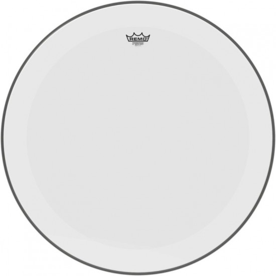 P3-1228-C1 - Peau Powerstroke 3 blanc lisse 28" pour Grosse caisse
