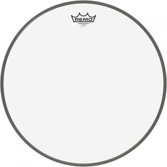 BR-1316-00 - Peau Ambassador transparente 16" pour Grosse caisse