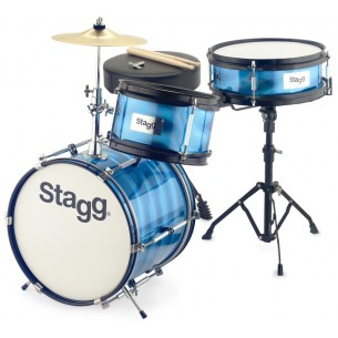 TIM JR 3/12B BL - 3Pc 12"Jr Drset+Hw/Throne-Blue
