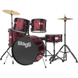 TIM122B WR - Batterie 22" Standard, 5 fûts en tilleul (6-plis) + hardware & cymbales