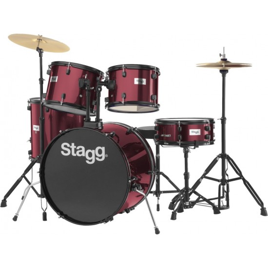 TIM122B WR - 5Pc Drset.22"+Hw/Cym/Throne-Wr