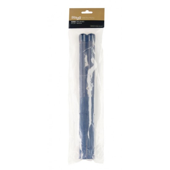 SBRU15-RN - Balais multibrins en nylon, avec revêtement du manche en caoutchouc noir