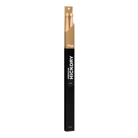 SHV5B - 1Pr.Hickory V Sticks-Wood /5B