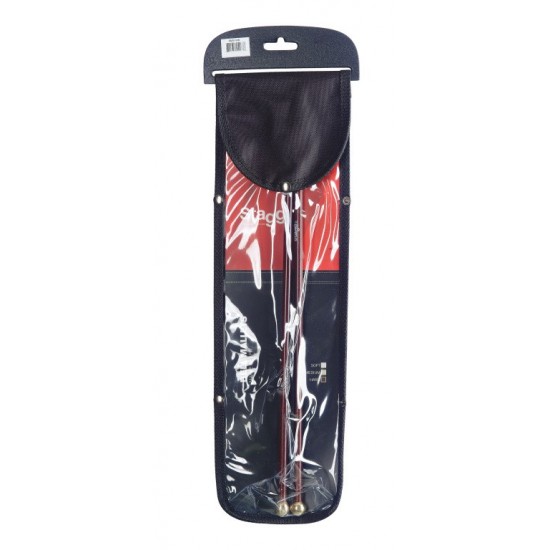 SMB-WB - Paire de mailloches en érable pour cloche, avec tête en laiton