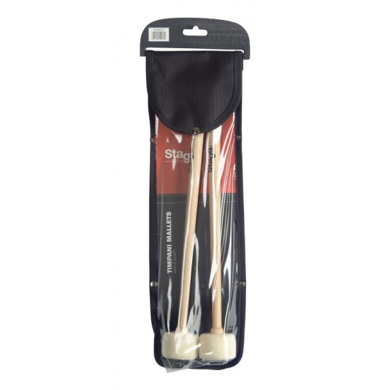 SMTIM F50 - Mailloches de timbales, avec manche en érable et tête en feutre de 50 mm de diamètre