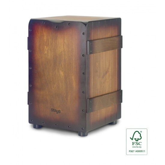 CAJ-CRATE-SBB - Sunburst Brown Crate Cajon