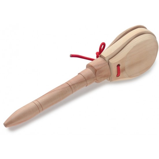 CAS-N - Wood Castanets On Handle