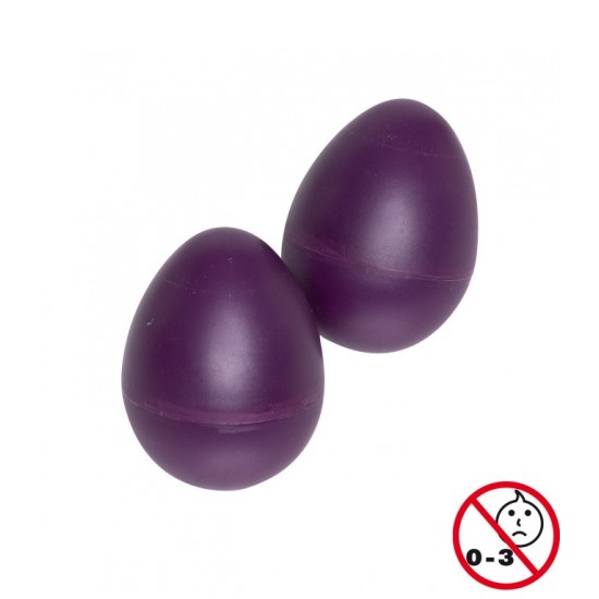 EGG-2 PP - Paire de Egg Shakers en plastique