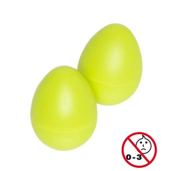 EGG-2 GR - Paire de Egg Shakers en plastique