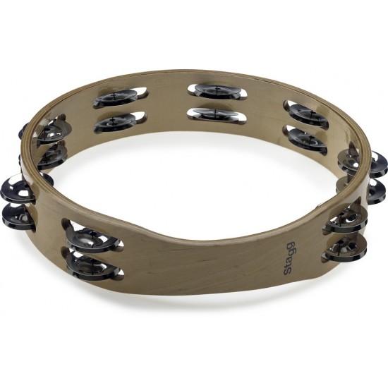 STA-3210 - 10" Headless Tamb. Wood,2Rw