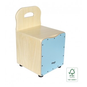 CAJ-KID-BL - Kid Cajon Blue + Back Rest