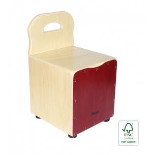 CAJ-KID-RD - Kid Cajon Red + Back Rest