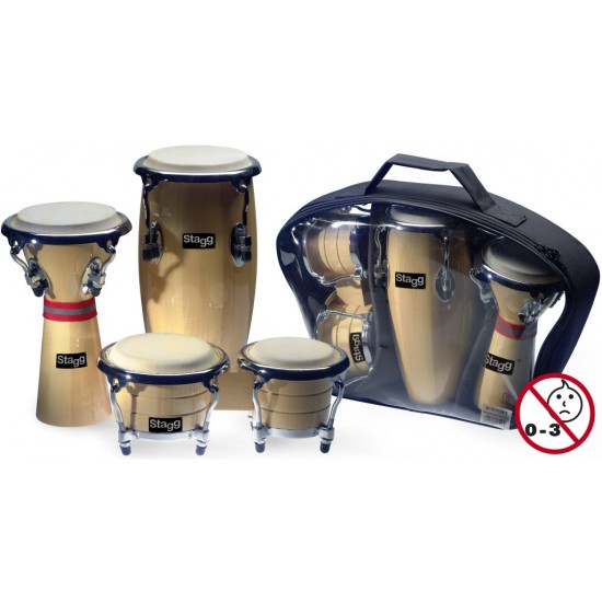 BCD-N-SET - Mini Bongo,Conga & Djembe Set