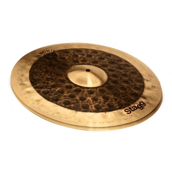 GENG-HM14D - Cymbale Genghis medium 14" pour charleston, série Duo