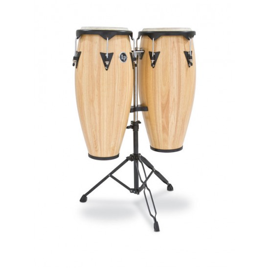 LP646NY-AW - Set de Congas 10" et 11" CITY avec stand double