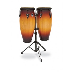 LP646NY-AW - Set de Congas 10" et 11" CITY avec stand double