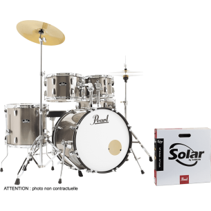 RSS505CC-707 - Batterie Roadshow fusion 20" + pack Sabian Solar Bronze Metallic